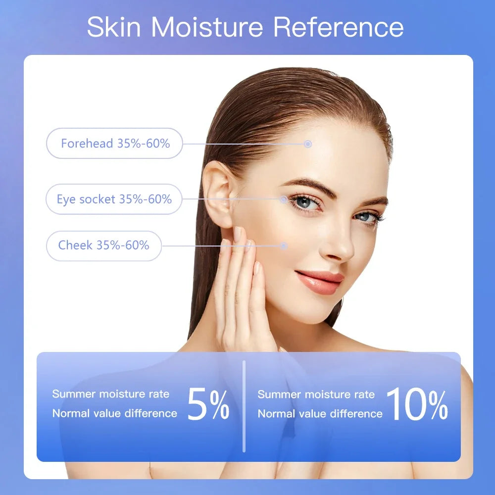 Portable Rechargeable Skin Analyzer Detector LCD Digital - View 4