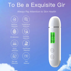 Portable Digital LCD Skin Moisture & Oil Analyzer - Thumbnail 2