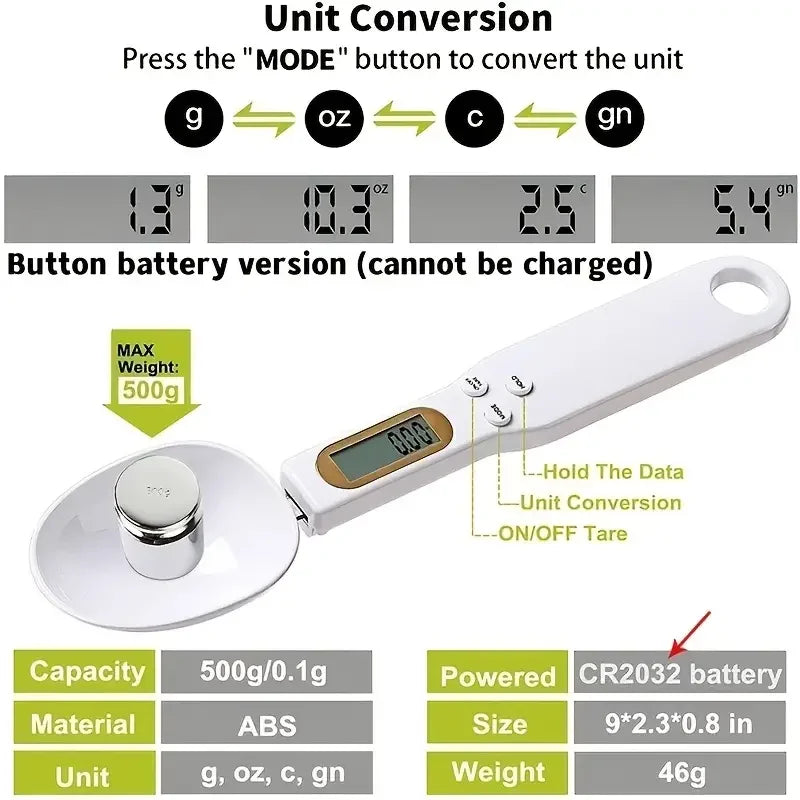 Mini Spoon Scale Digital Kitchen Scale Electronic - View 4