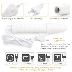 High-Frequency Glass Electrode Facial Therapy Wand - Thumbnail 6