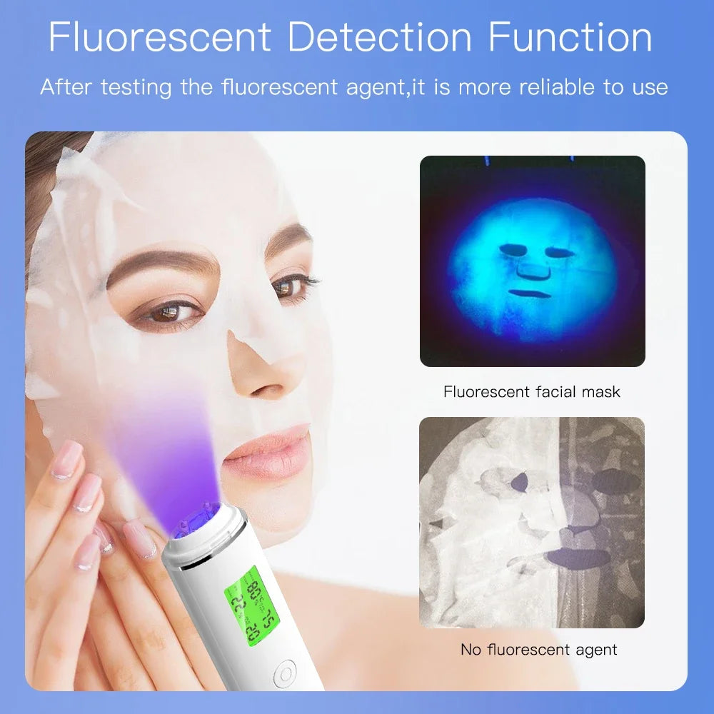 Portable Rechargeable Skin Analyzer Detector LCD Digital - View 5