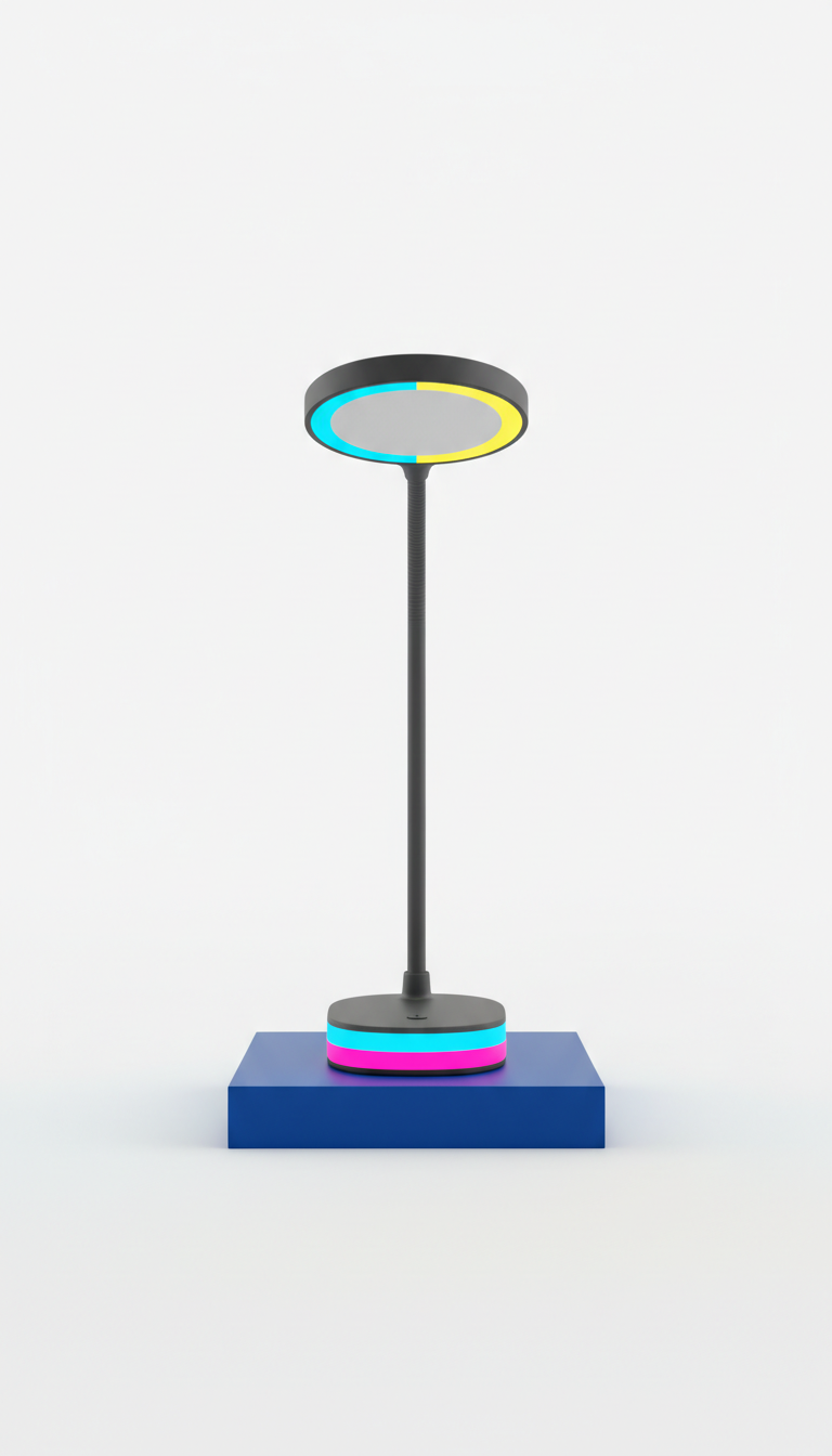 LED Color-Changing Desk Lamp Touch Control